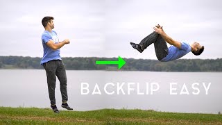 Learn Backflip Fast by Turning a 360 Upside Down