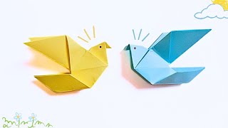 Bikin Origami | Cara Membuat Origami Burung dengan Mudah dan Cepat | Origami Kertas | Kertas Lipat