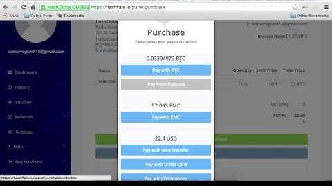 Start Bitcoin cloud mining with Hashflare paying me bitcoins everyday