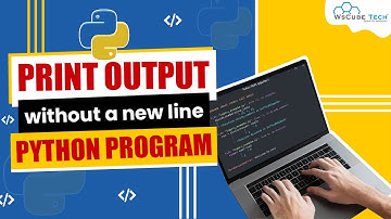 How to Print Output Without a Newline | Python Program [English]