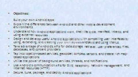 Android Training in Bangalore