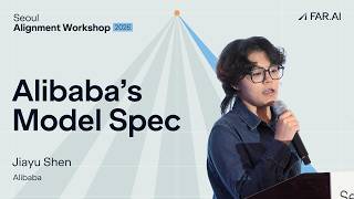 Inside Alibaba's AI Model Spec: Defining AI Values, Safety & Behavior | Jiayu Shen (Alibaba)