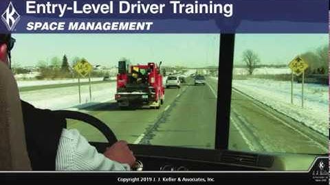 Entry-Level Driver Training: Space Management
