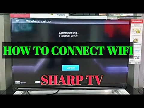sharp tv connect to wifi