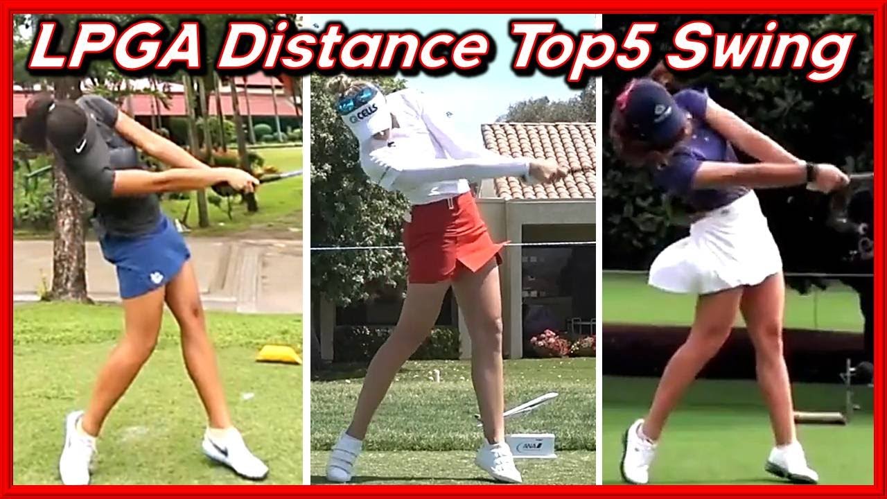 LPGA Distance Top 5 Perfect Swing & Slow MotionsㅣNelly Korda/Maria Fassi/Anne van Dam/Bianca
