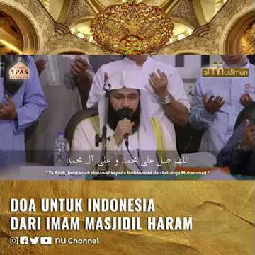 Doa IMAM Masjidil Haram untuk Indonesia