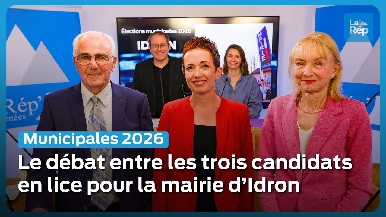 Municipales 2026 : le débat entre les trois candidats en lice pour la ...