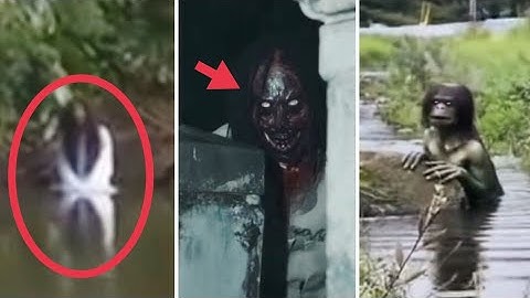 SERAM BANGET😱 8 PENAMPAKAN HANTU NYATA TERJELAS DAN TERSERAM YANG VIRAL DI INTERNET 