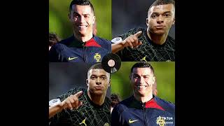 Ronaldo and Mbappe singing Aku sayang#capcut #meme #football  #edit