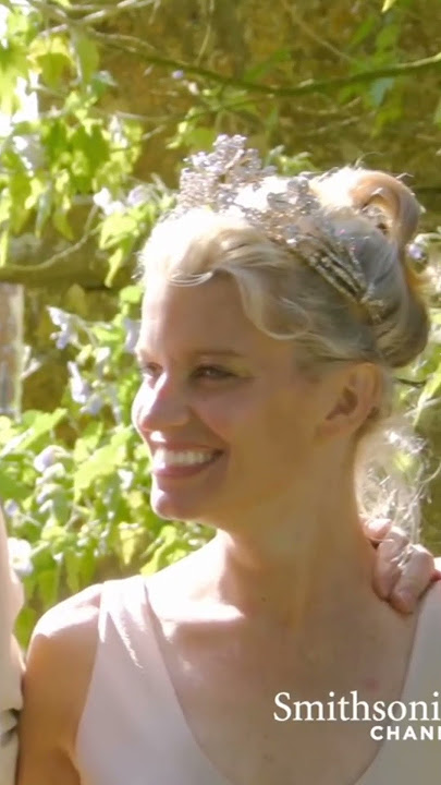 No one told me I would be wearing a diamond tiara on my wedding day!