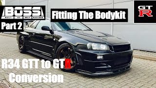 P2 Fitting The Kit R34 Gtt To Gtr Z Tune Conversion Boss Youtube P2 Fitting The Kit R34 Gtt To Gtr Z Tune Conversion Boss Youtube