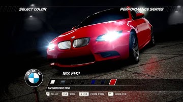 NFS Hot Pursuit - Presenting BMW M3 E92 - Performance Series
