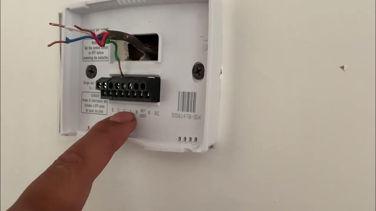 Como instalar un termostato de Honeywell en casa!!. (Facilitó) YouTube