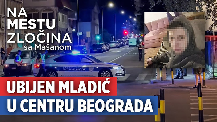 Ubijen mladić u centru Beograda | Na mestu zločina sa Mašanom