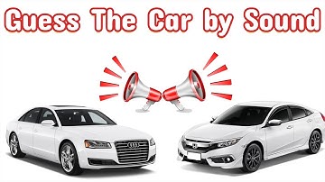 Guess The Car by The Acceleration Sound | Car Quiz