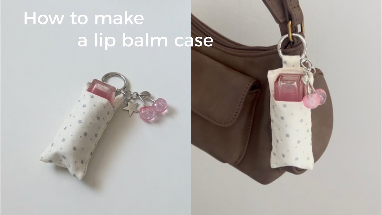 10分で作れる！リップケースの作り方♡/ How to make a lip balm case