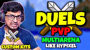 How To Make PVP Server in Minecraft | How To Make Duels PVP Server Like Hypixel