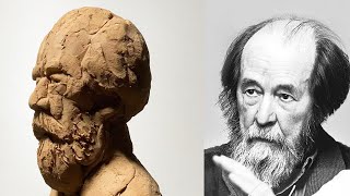 Sculpting Aleksandr Solzhenitsyn in clay | FULL VIDEO | Time Lapse Art