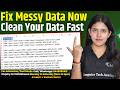 Fix Messy Excel Data Now! | How to Clean Messy Data in MS Excel Like a Pro? | Excel Tutorial | CTA