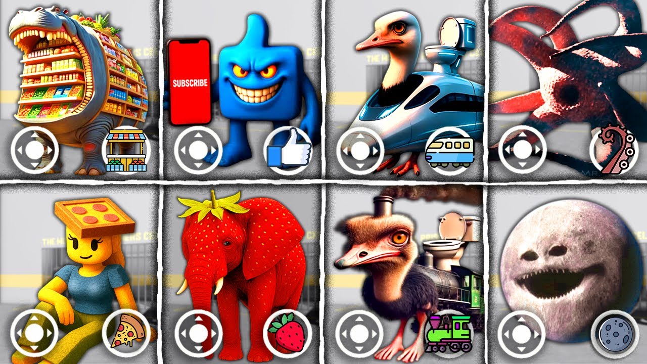 А что, если я СТАНУ ГИПОПОТАМИНО СУПЕРМАКЕТИНО, НУБИНИ-ПИЦЦАНИНИ-ДЕВУШКОЙ,... в «БЕГЕ ИЗ ТЮРЬМЫ» ...