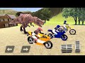 Jogo android de motos  ataque de dinossaur