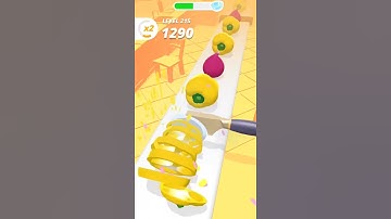 Perfect slice best Fruits Cutting game#funny #gameplay #trending #bestcoolgame #viral #fruit #shorts