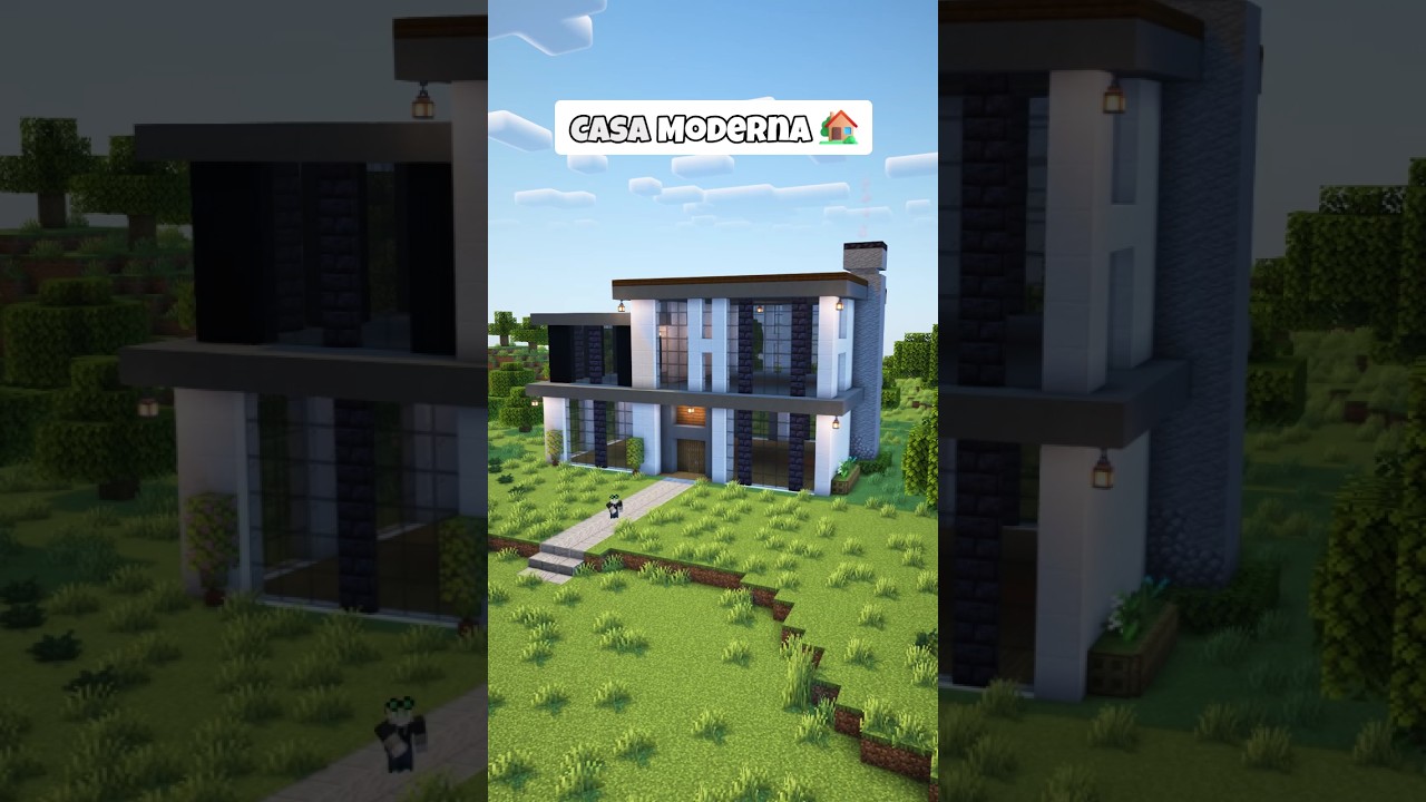 Minecraft Casa Moderna🏡 Download na Bio #shorts #minecraft