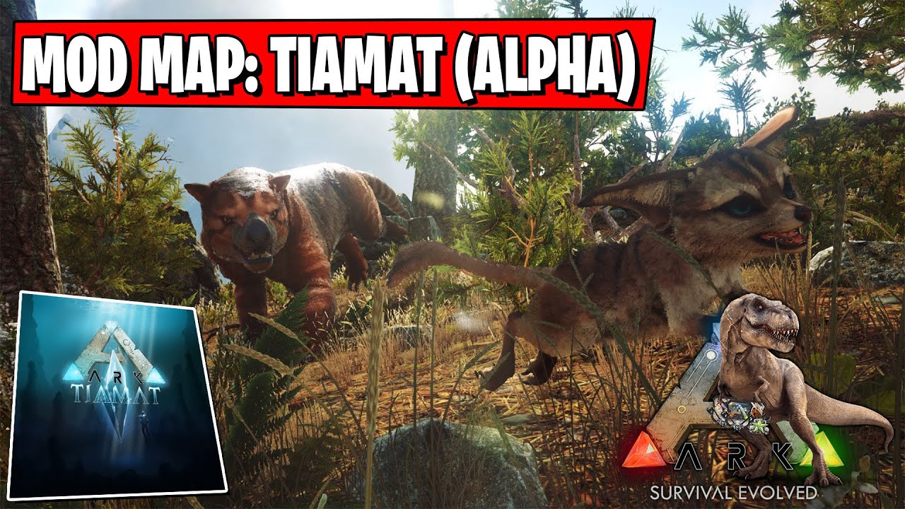 Ark Tiamat Mod Map This One Is Pretty Youtube