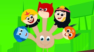 Emoji Superhero Twist Finger Family Nursery Rhymes For Kids I Baby Songs For Kindergarten Kids