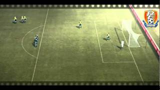 PES 2011 free kick guide ‏