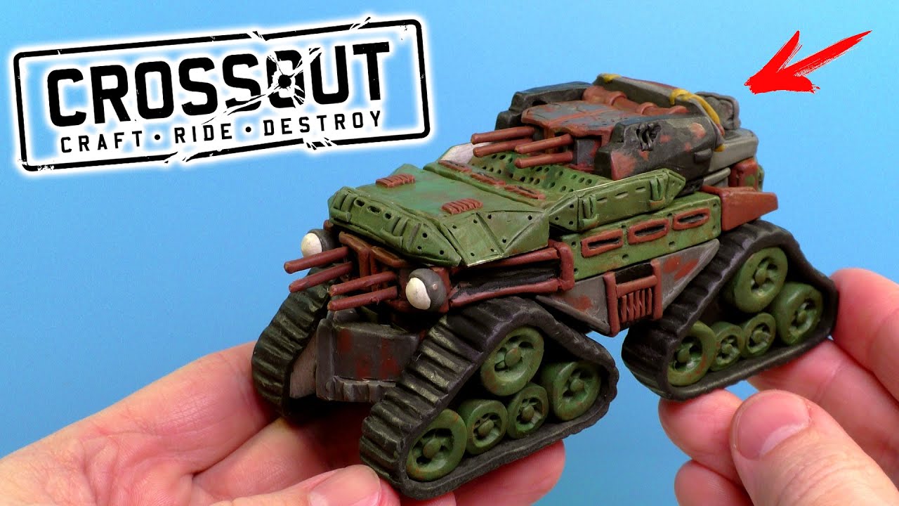 making-combat-vehicle-crossout-with-clay-youtube