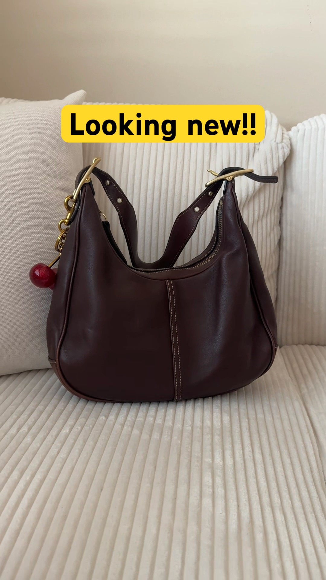 Coach Legacy West Zoe Hobo Bag #coach #bag #cleaning #repair - YouTube