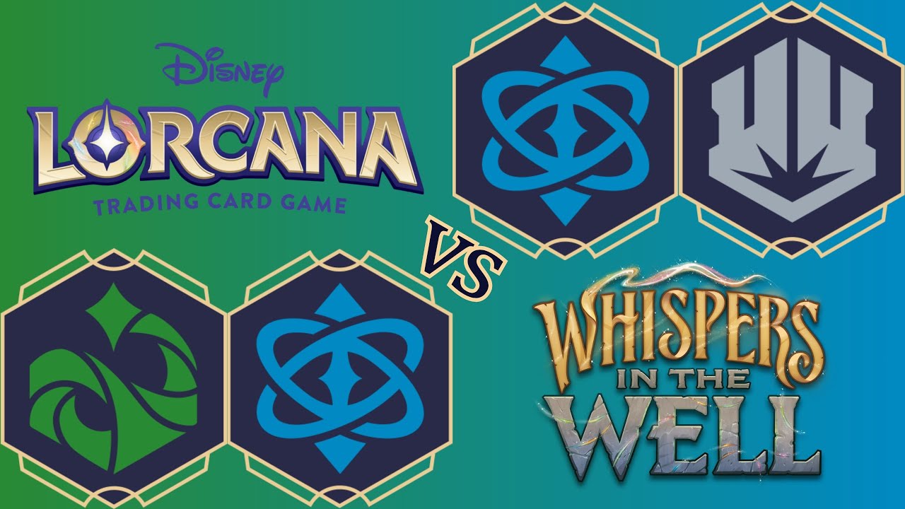 Emerald/Sapphire Control vs Sapphire/Steel Midrange R2G1 OTD (Lorcana POV Whispers in the Well)