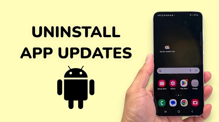 How To Uninstall App Updates On Android