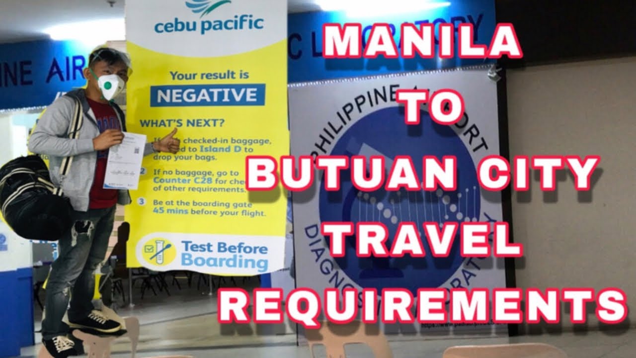 Manila to Butuan Cebu Pacific Travel Requirements YouTube