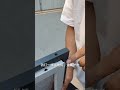 Double color extremely narrow outer installation and inner opening screen window,