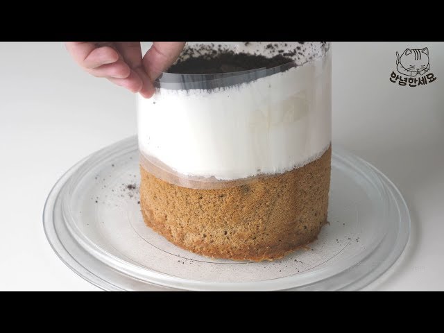 크림 와르르☁ ⚫오레오⚫ 케이크 만들기 Oreo Cake Recipe | 한세 HANSE