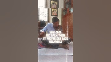 How calm these IIT professors look but they make toughest exam questions 🥵😈 | IIT JEE #iitjee