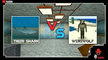 ⬜ mini block craft 3d || tiger shark vs werewolf mini tournament in survival craft 2