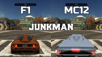 Mclaren F1 vs Maserati MC12 - NFS MW Redux V3 - WHICH IS FASTEST ?