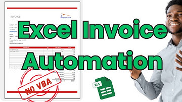 Create Automated Excel Invoice Template Without Coding | Easy Tutorial 2025 #excel