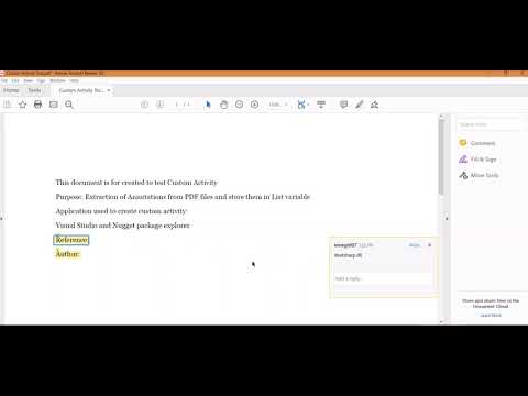 Custom Activity Annotations Extraction- UiPath