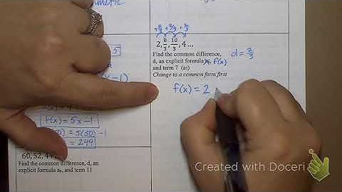12.1A Arithmetic Sequences