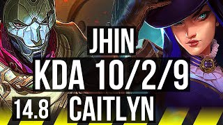 JHIN & Seraphine vs CAITLYN & Janna (ADC) | 10/2/9, 900+ games, Dominating | NA Master | 14.8