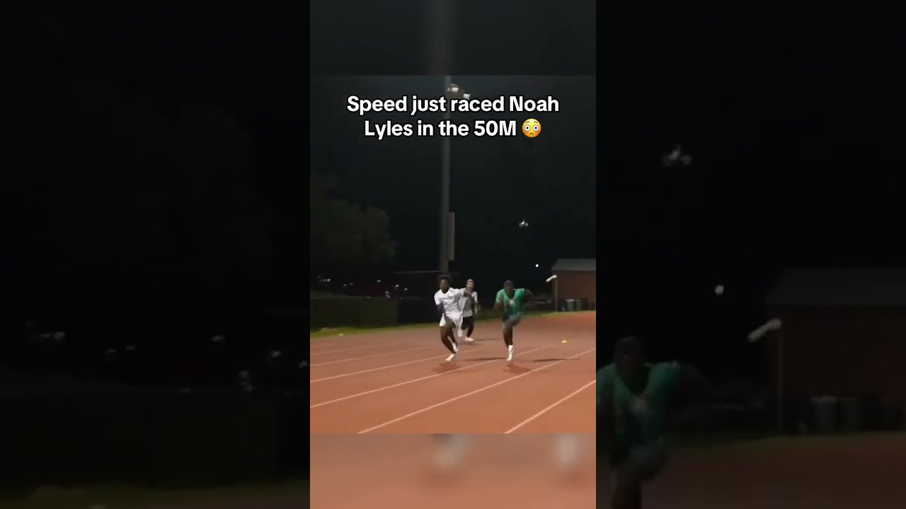 Speed Raced Noah Lyles Via IShowSpeed Shorts