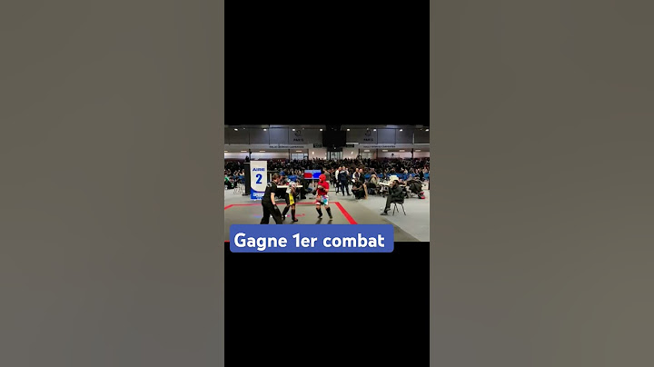 Victoire pour mon premier combat aux  championnats Paris