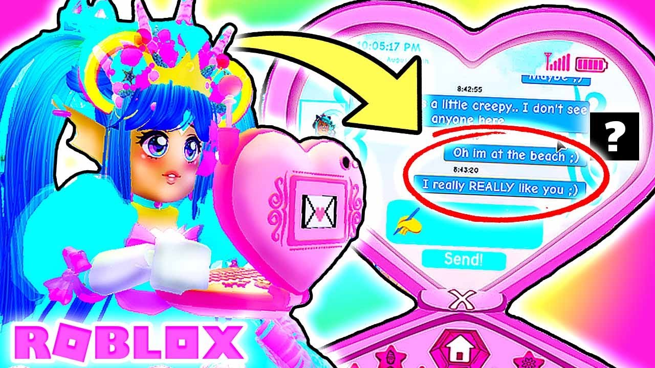 I Got A Text From My Secret Admirer But This Happened Royale High School Roblox Roleplay Youtube - is my roblox avatar really ugly roblox amino