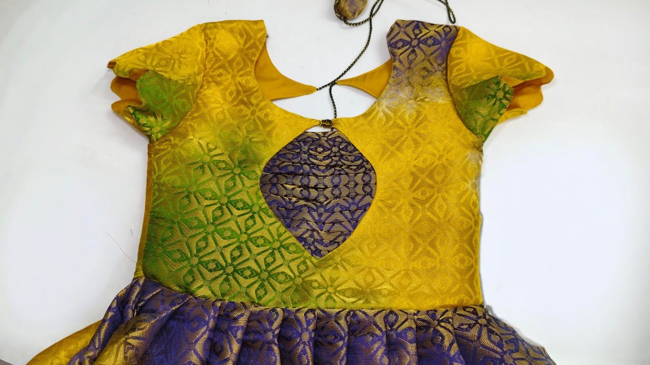 ఈజీ ఫ్రంట్ నెక్ డిజైన్ ప్లీట్స్ & ప్యాచ్ తో | సింపుల్ గా అర్థమయ్యే విధంగా Front Neck Stitching 