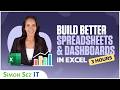 How to build excel dashboards and spreadsheets tutorial