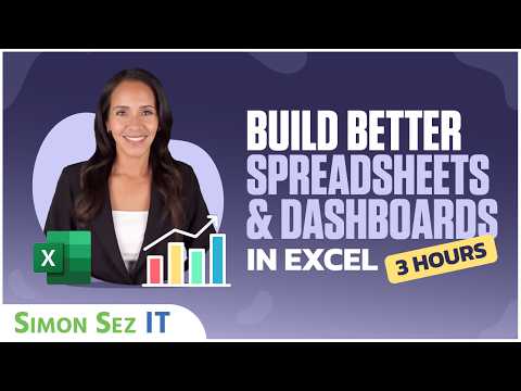 How To Build Excel Dashboards and Spreadsheets Tutorial